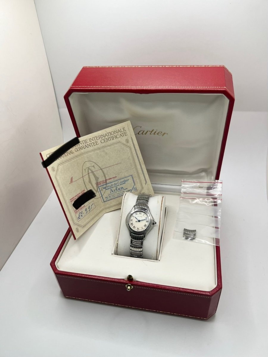 Montre CARTIER "Cougar" en acier - Castafiore