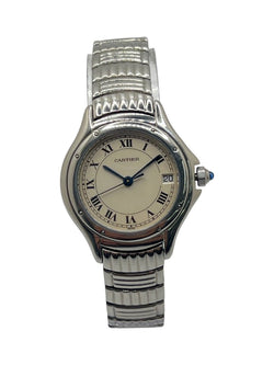 Montre CARTIER "Cougar" en acier - Castafiore