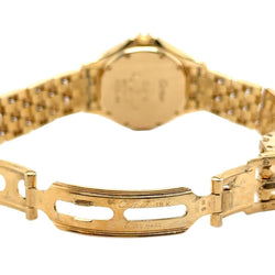 Montre CARTIER "Cougar" en or jaune, acier, quartz et diamants - Castafiore