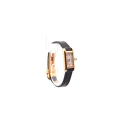 Montre CARTIER Mini Tank en or jaune et cuir - Castafiore