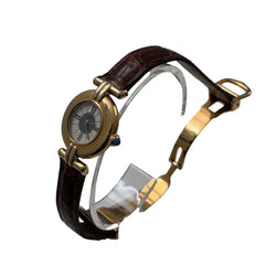 Montre CARTIER "Must Colisée" en vermeil et cuir - Castafiore