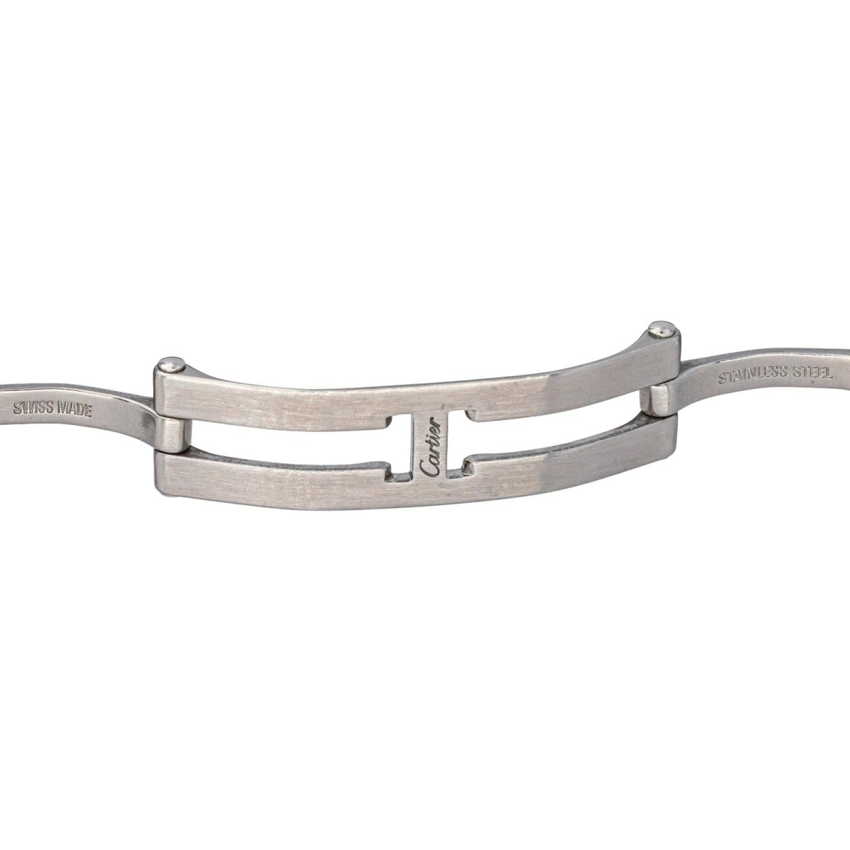 Montre CARTIER "Must de Cartier" en or jaune, acier, argent et quartz - Castafiore