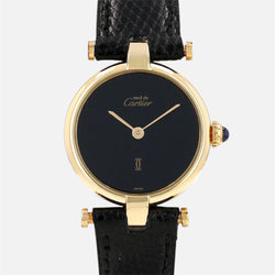 Montre CARTIER "Must de Cartier" en vermeil et cuir - Castafiore