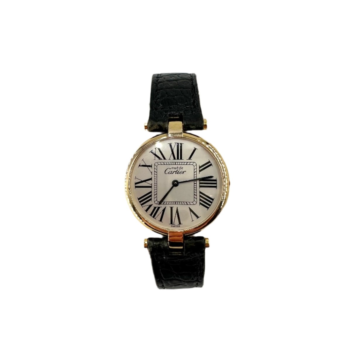 Montre CARTIER, "Must" en argent et vermeil - Castafiore