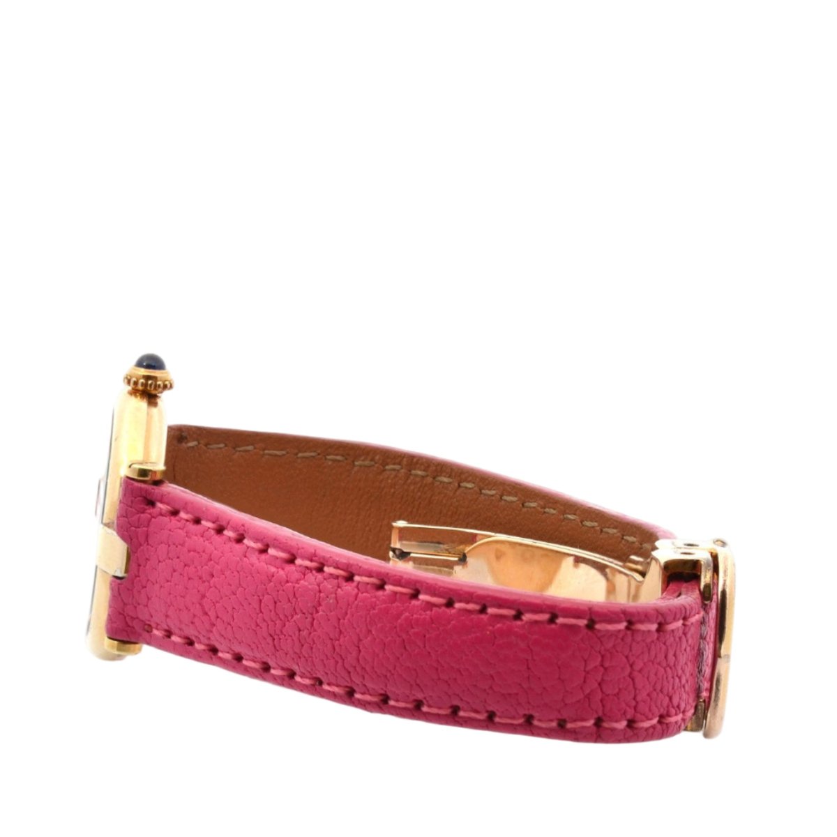 Montre CARTIER "Must" en vermeil, cuir et quartz - Castafiore