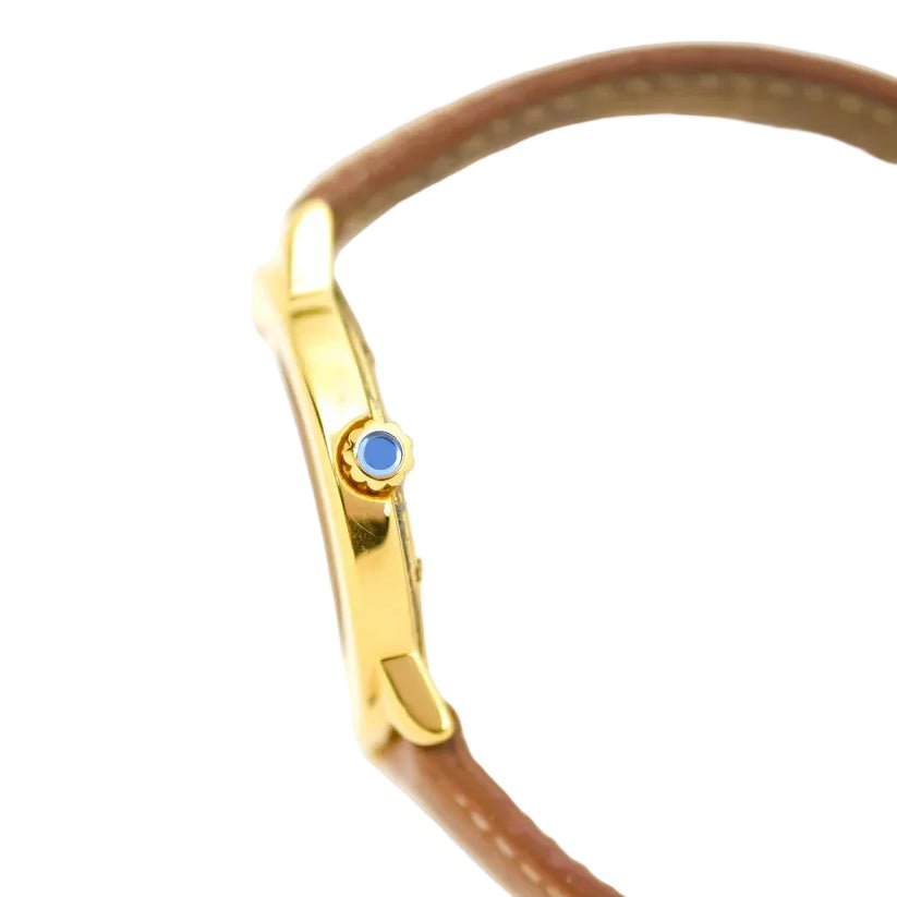 Montre CARTIER "Must II" en vermeil et cuir - Castafiore