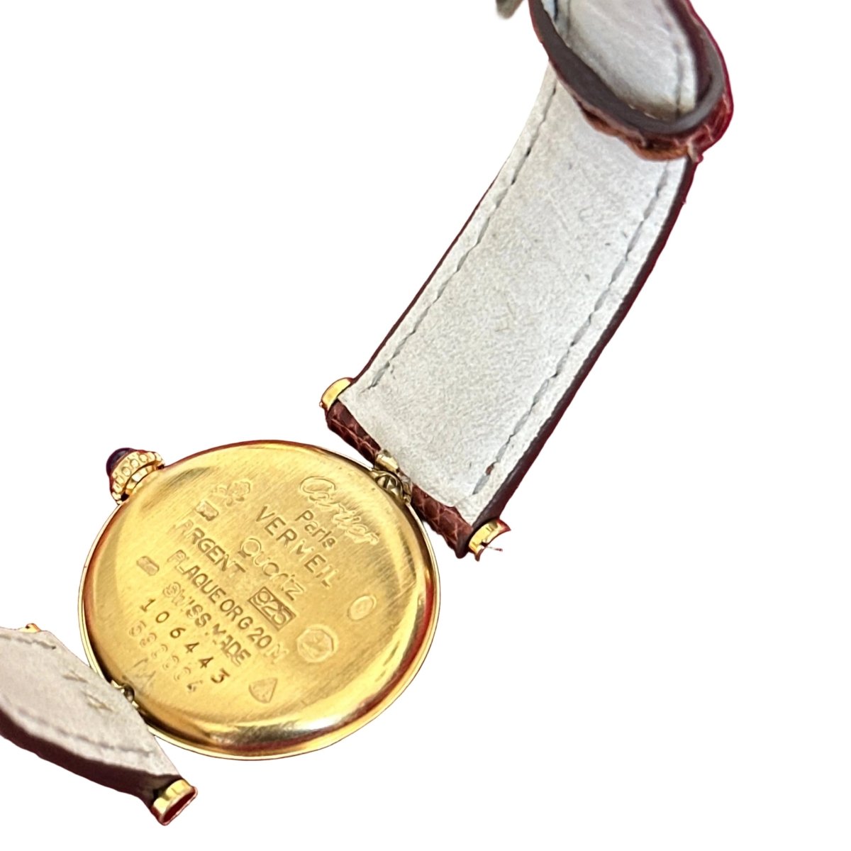 Montre CARTIER "Must Vendôme Vermeil" en vermeil et quartz - Castafiore