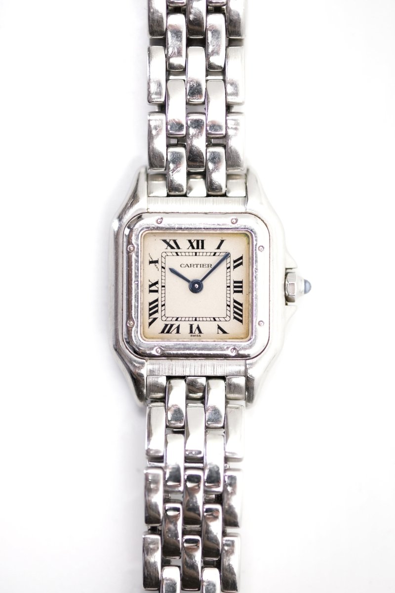 Montre CARTIER "Panthère" en acier - Petit Modèle - Castafiore