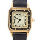 Montre CARTIER, "Panthère" en Or jaune, acier et Cuir - Castafiore