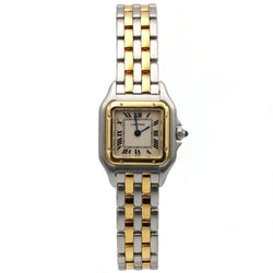 Montre CARTIER "Panthère" en or jaune, acier et quartz - Castafiore