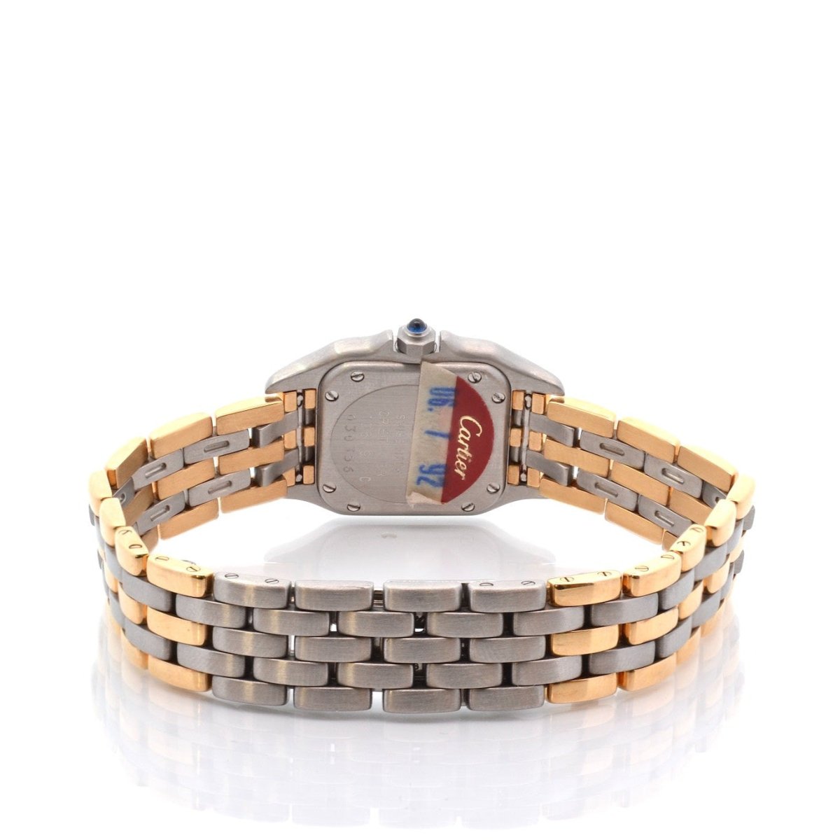 Montre CARTIER "Panthère" en or jaune, acier et quartz - Castafiore