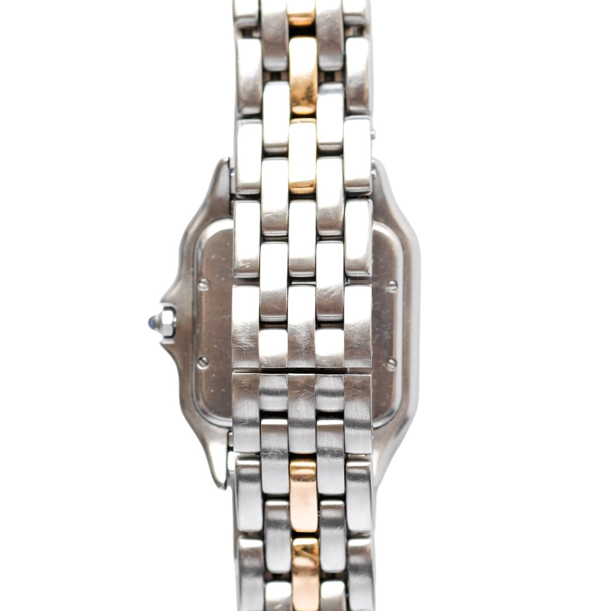 Montre CARTIER "Panthère" en or jaune, acier et quartz - Castafiore