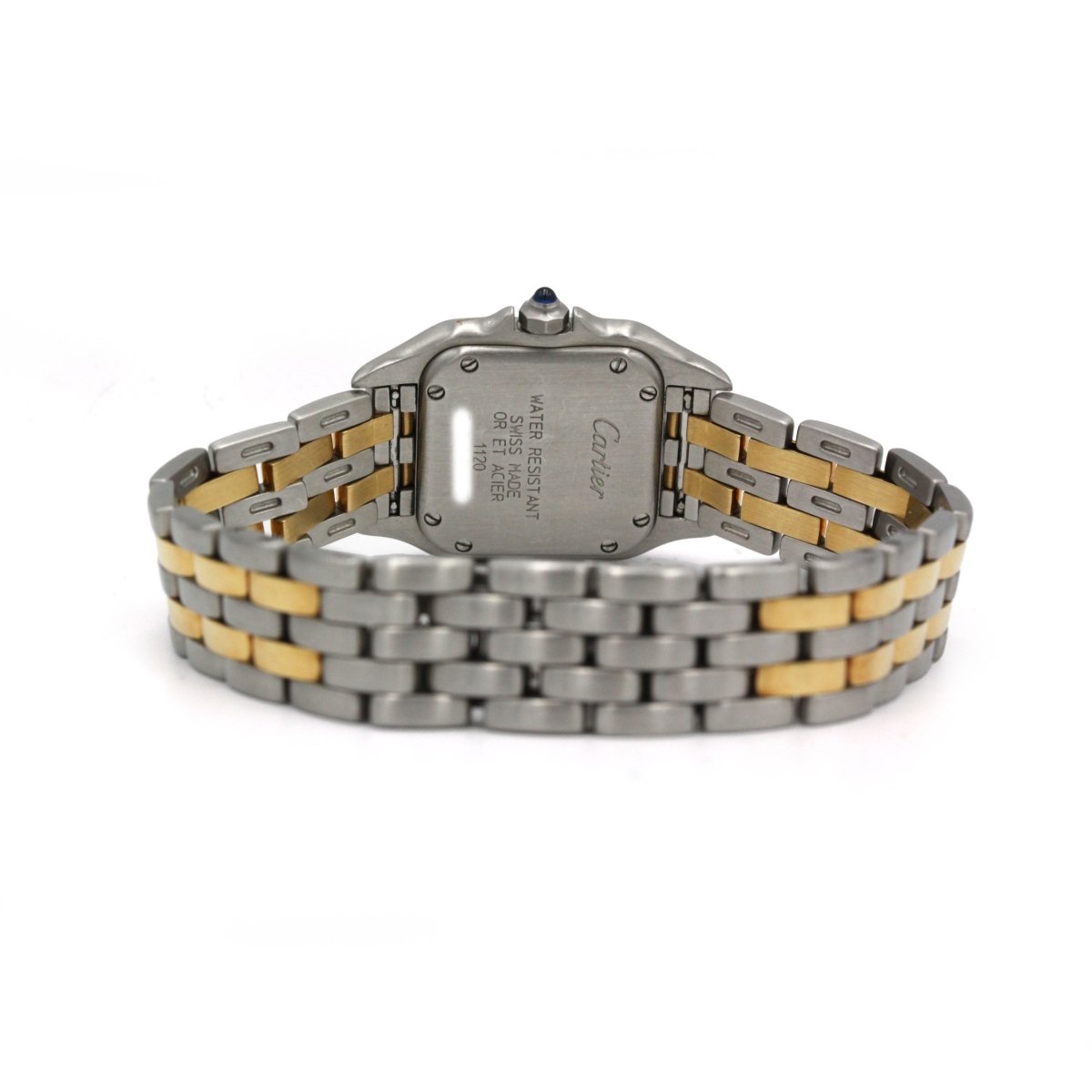 Montre CARTIER "Panthère" en or jaune, acier et quartz - Castafiore