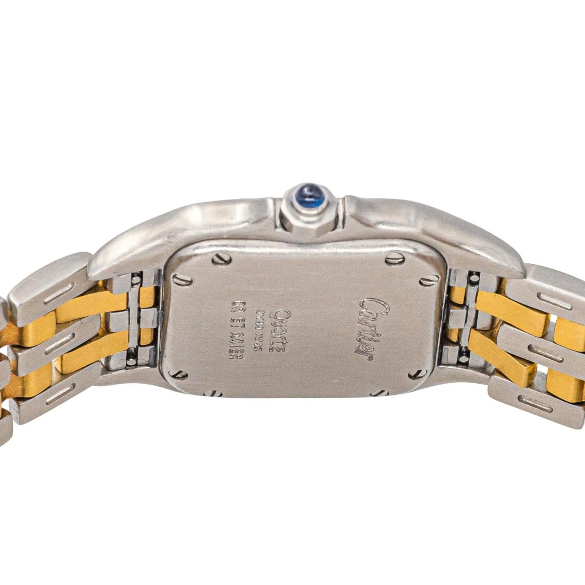 Montre CARTIER "Panthère" en or jaune, acier et quartz - Castafiore