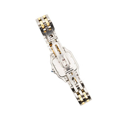 Montre CARTIER "Panthère" en or jaune, acier et quartz - Castafiore
