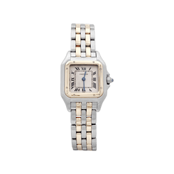 Montre CARTIER "Panthère" en or jaune et acier - Castafiore