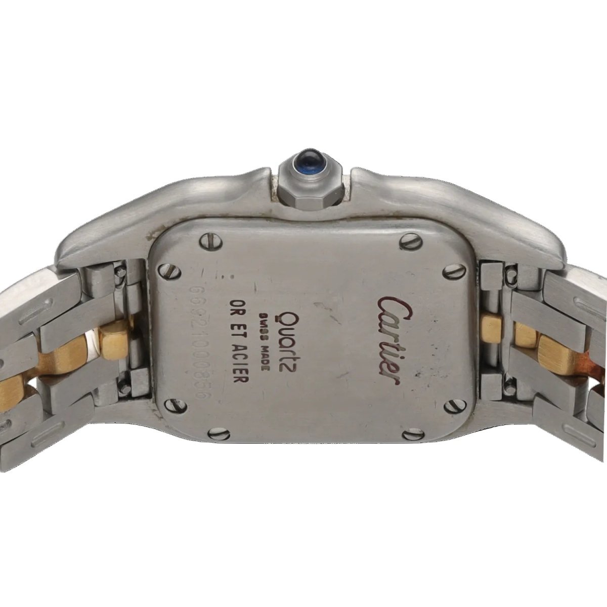 Montre CARTIER "Panthère" en or jaune et acier - Castafiore