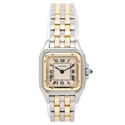 Montre CARTIER "Panthère" en or jaune et acier - Castafiore