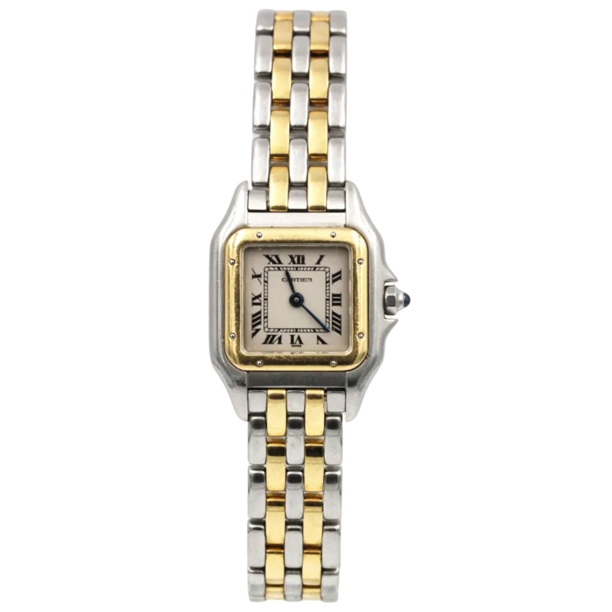 Montre CARTIER "Panthère" en or jaune et acier - Castafiore