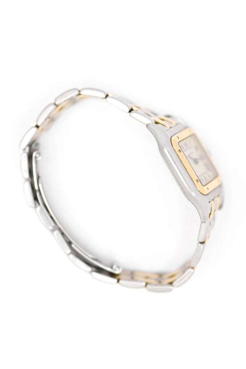 Montre CARTIER "Panthère" en or jaune et acier - Castafiore