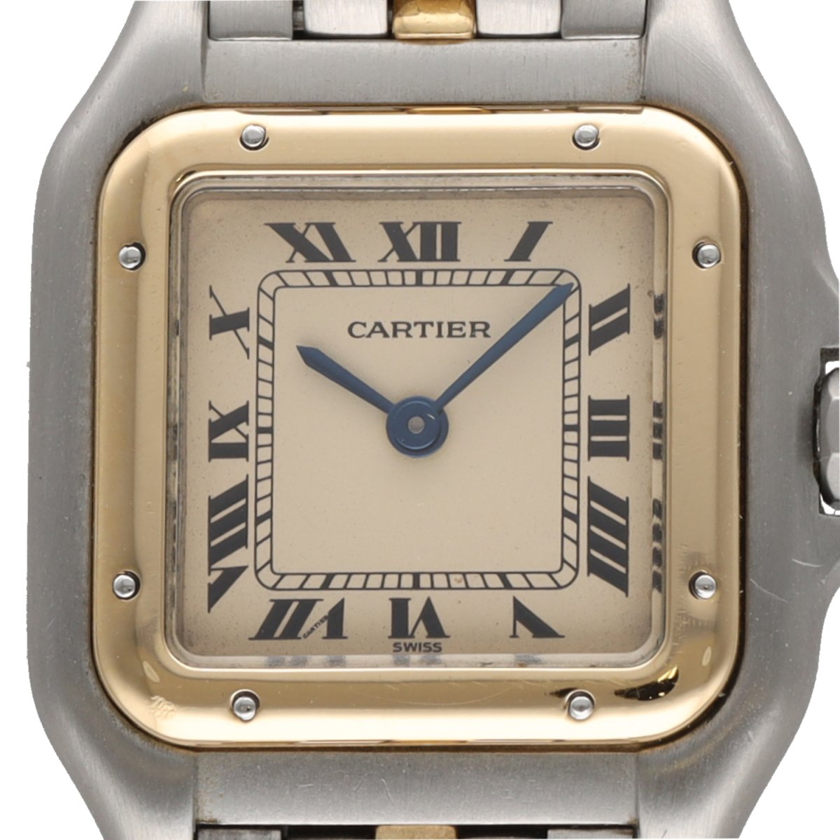 Montre CARTIER "Panthère" en or jaune et acier - Castafiore