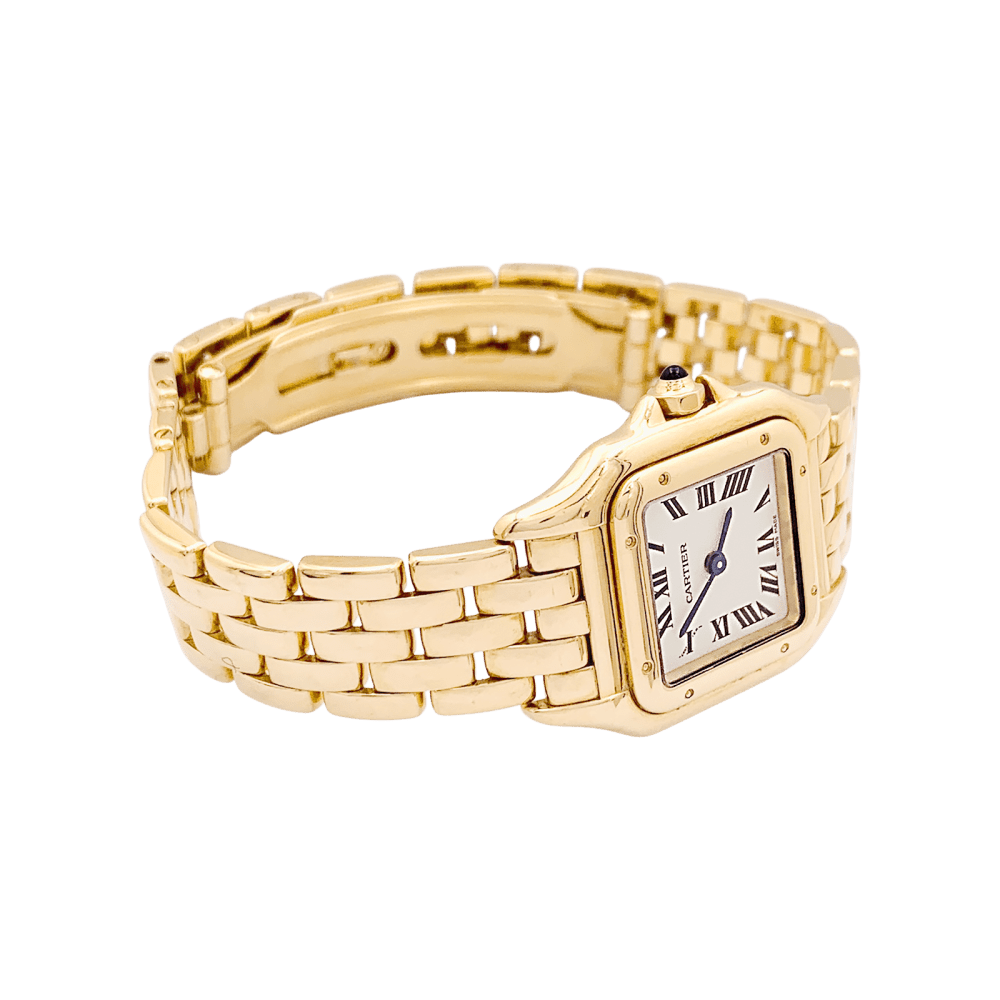 Montre CARTIER "Panthère" en or jaune et acier - Castafiore