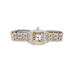Montre CARTIER "Panthère" en or jaune et acier - Castafiore