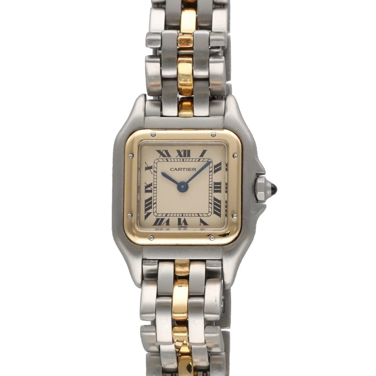 Montre CARTIER "Panthère" en or jaune et acier - Castafiore