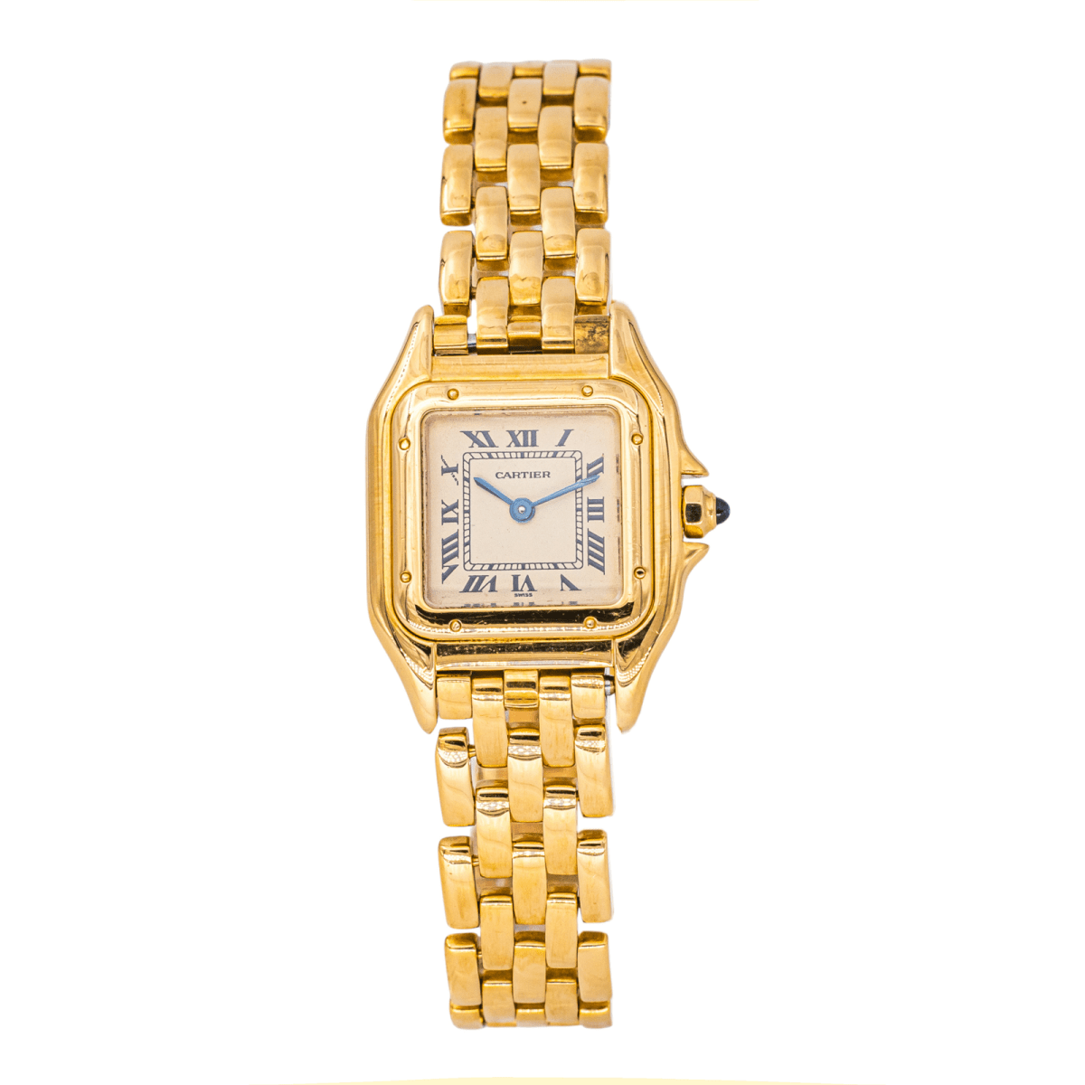 Montre CARTIER "Panthère" en or jaune et quartz - Castafiore