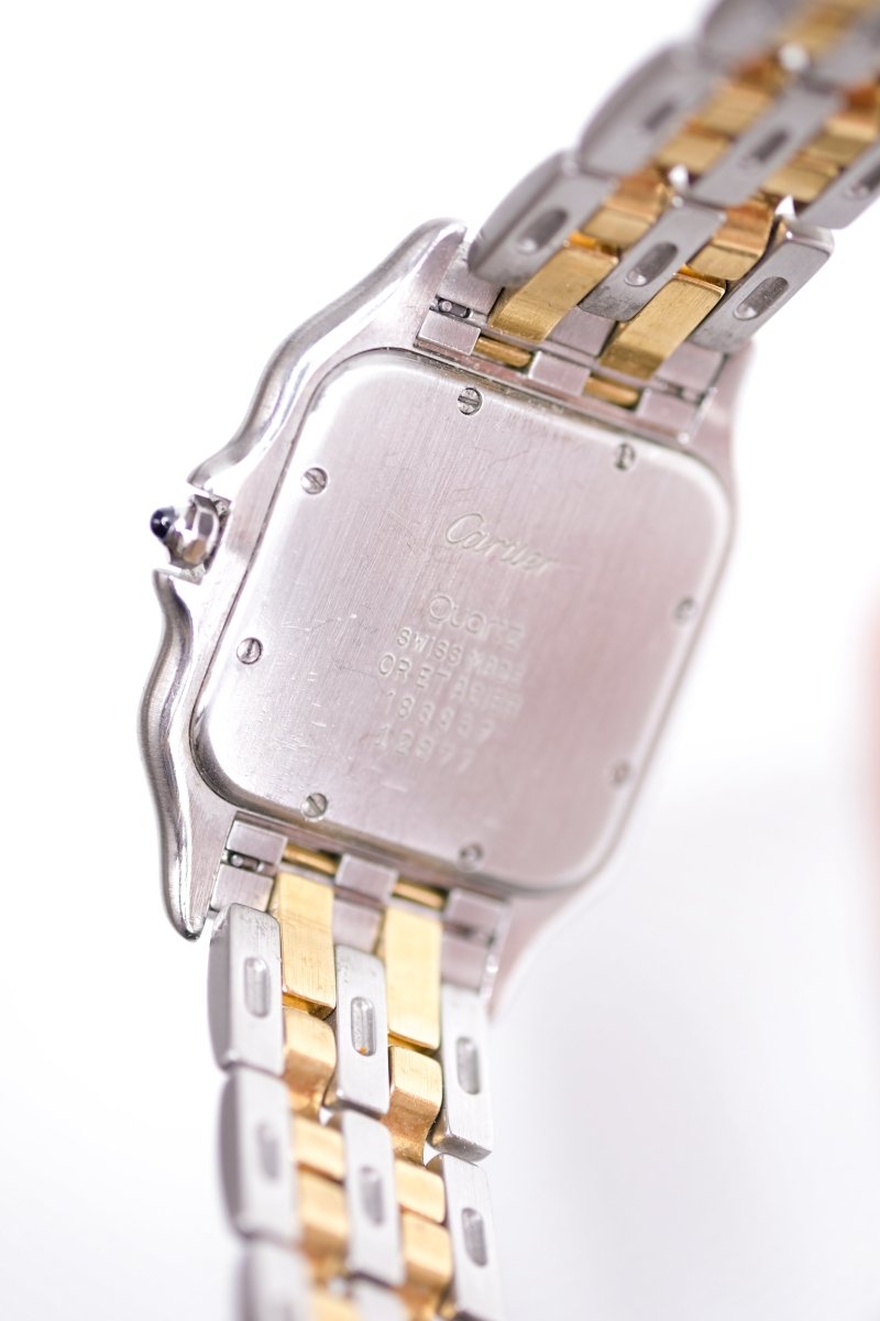 Montre CARTIER Panthère jumbo en or jaune et acier - Castafiore