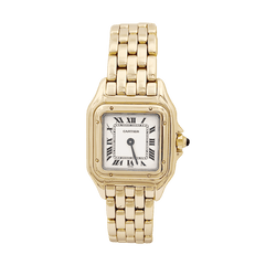 Montre Cartier "Panthère" or jaune. - Castafiore