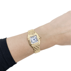 Montre Cartier "Panthère" or jaune. - Castafiore