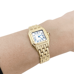 Montre Cartier "Panthère" or jaune. - Castafiore