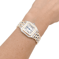 Montre CARTIER "Panthère" PM en or jaune et acier - Castafiore