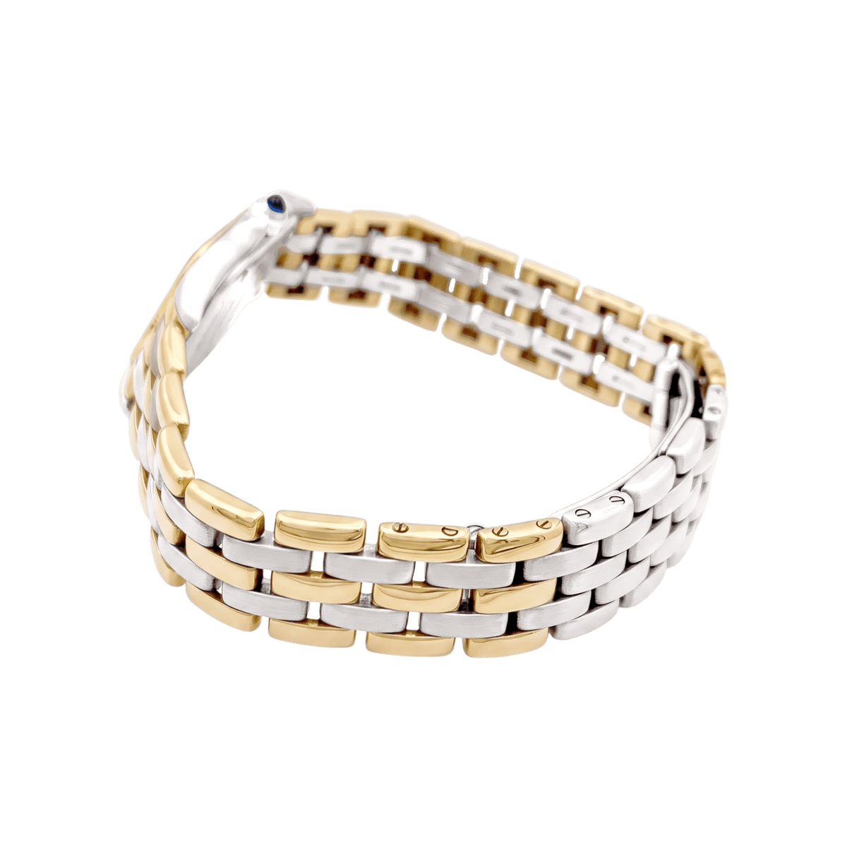 Montre CARTIER "Panthère" PM en or jaune et acier - Castafiore
