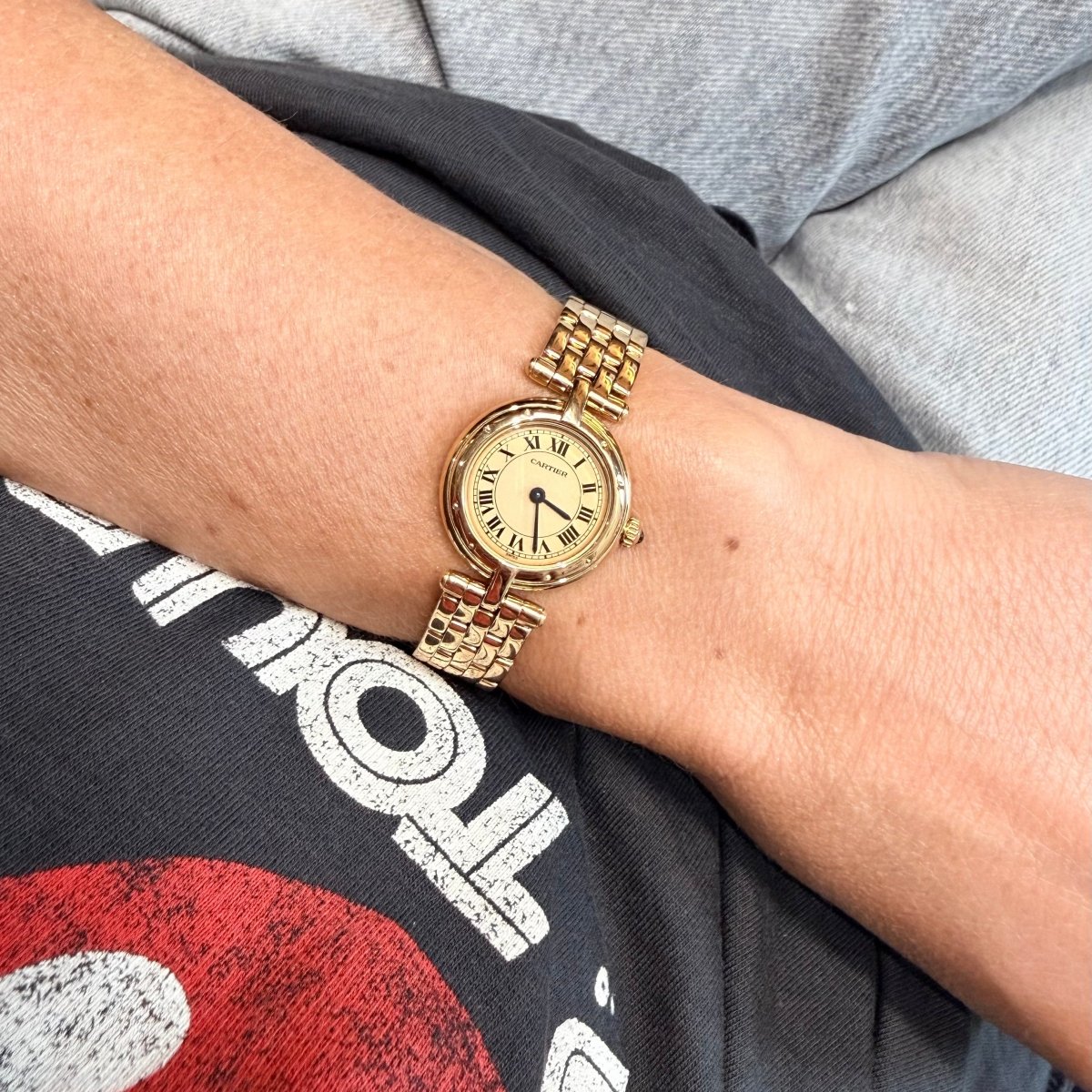 Montre CARTIER "Panthère Vendôme" en or jaune - Castafiore