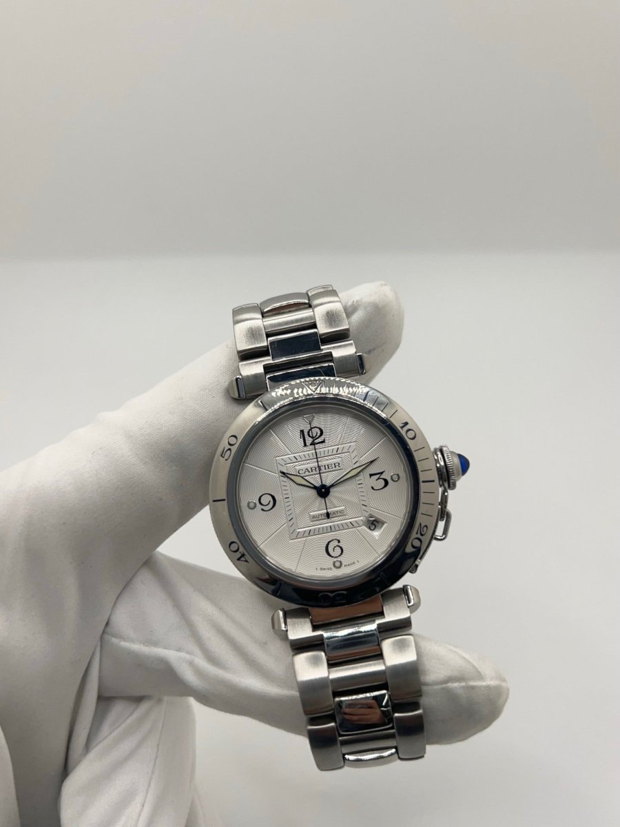 Montre CARTIER "Pascha" en acier - Castafiore