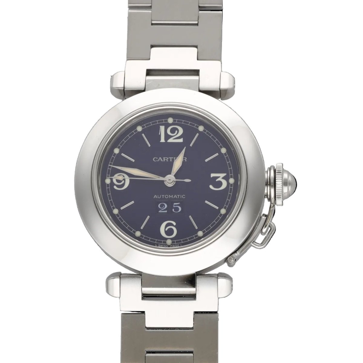 Montre CARTIER "Pasha" en acier - Castafiore