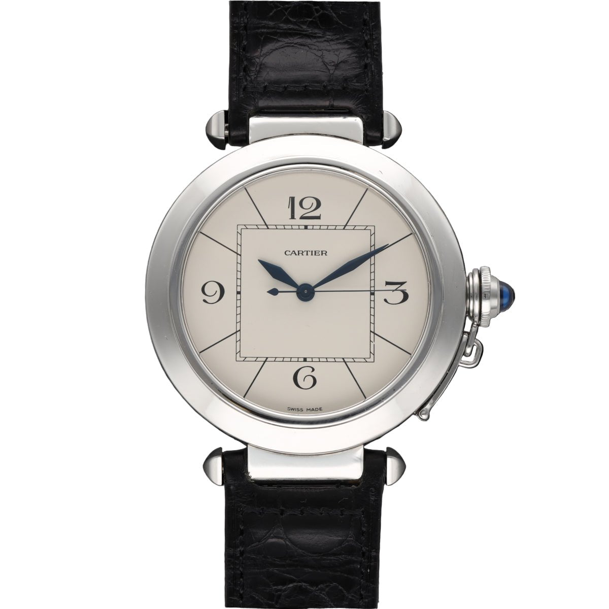 Montre CARTIER "Pasha" en acier - Castafiore