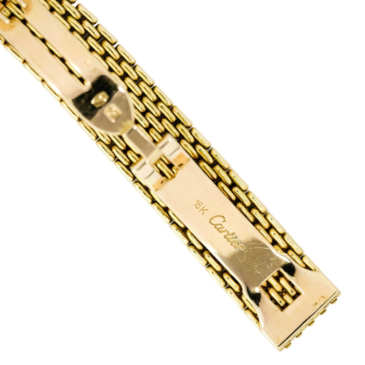 Montre CARTIER "Riviera" en or jaune et diamants - Castafiore