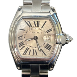 Montre CARTIER "Roadster" en acier, saphir et quartz - Castafiore