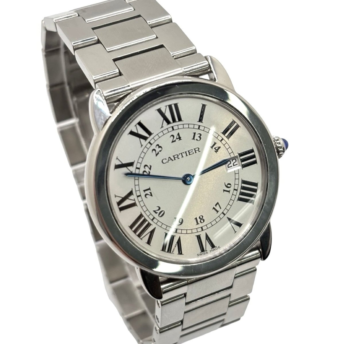 Montre CARTIER "Ronde Solo" en acier - Castafiore