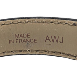 Montre CARTIER "Ronde Solo" en acier, argent, spinelle et cuir - Castafiore