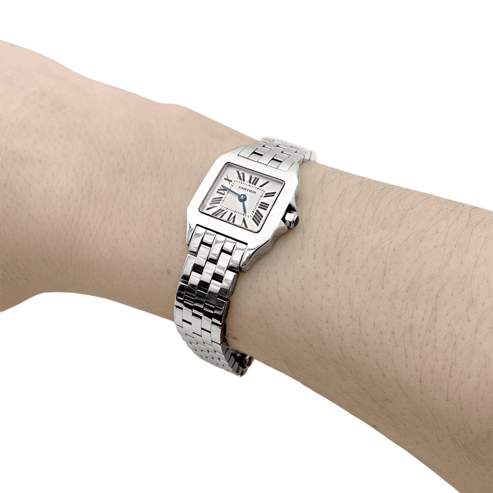 Montre CARTIER "Santos Demoiselle" en acier - Castafiore