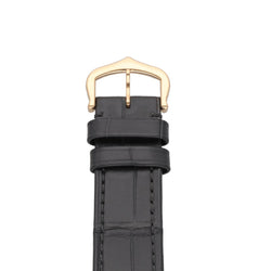 Montre CARTIER "Santos Dumont" GM en or rose et cuir - Castafiore
