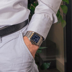 Montre CARTIER "Santos" en acier - Castafiore