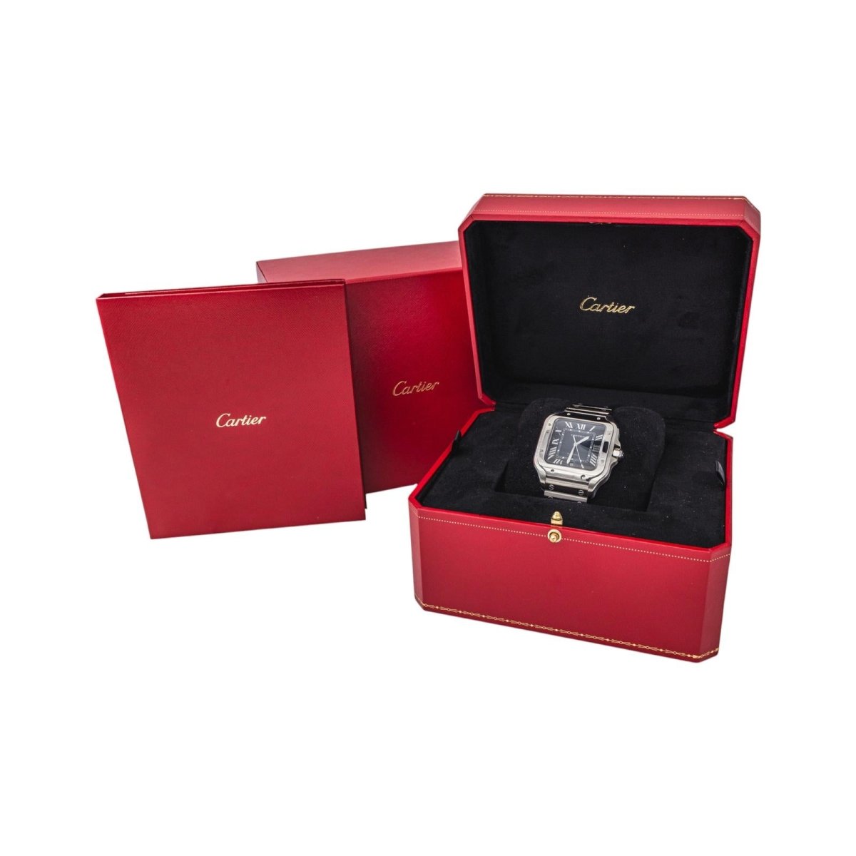 Montre CARTIER "Santos" en acier - Castafiore