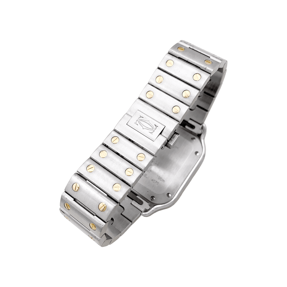 Montre CARTIER "Santos" en acier et or jaune - Castafiore