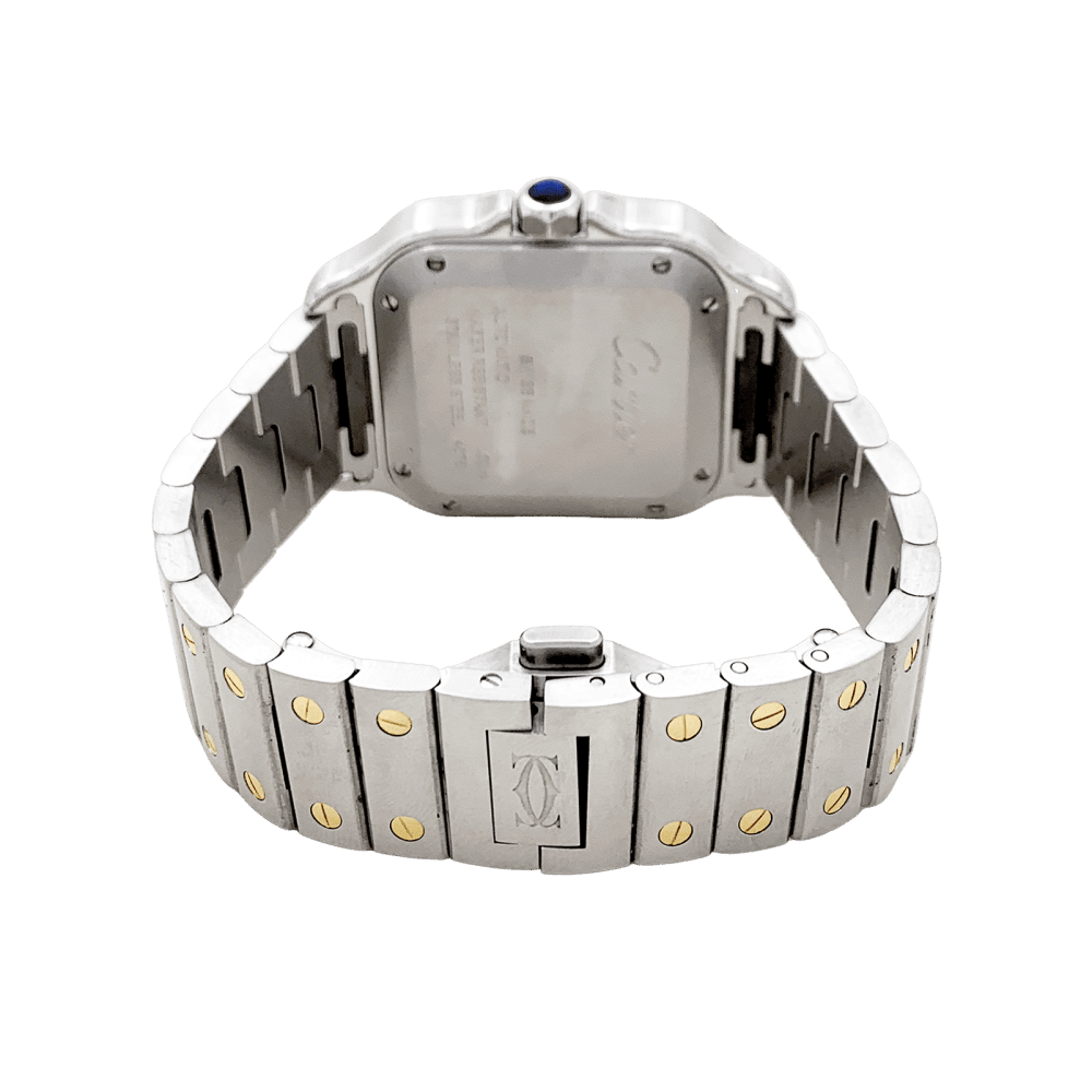 Montre CARTIER "Santos" en acier et or jaune - Castafiore