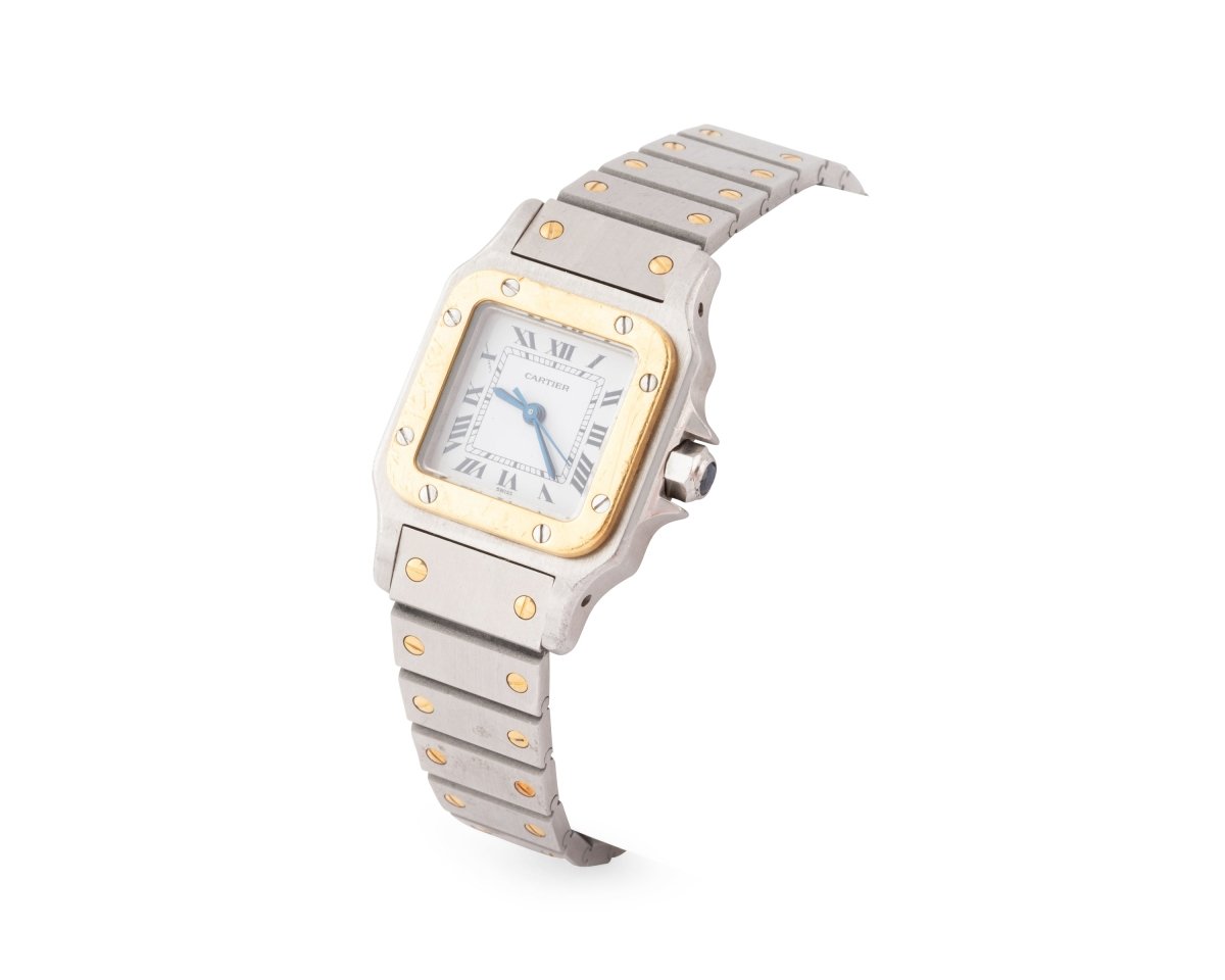 Montre CARTIER Santos en or et acier - Castafiore